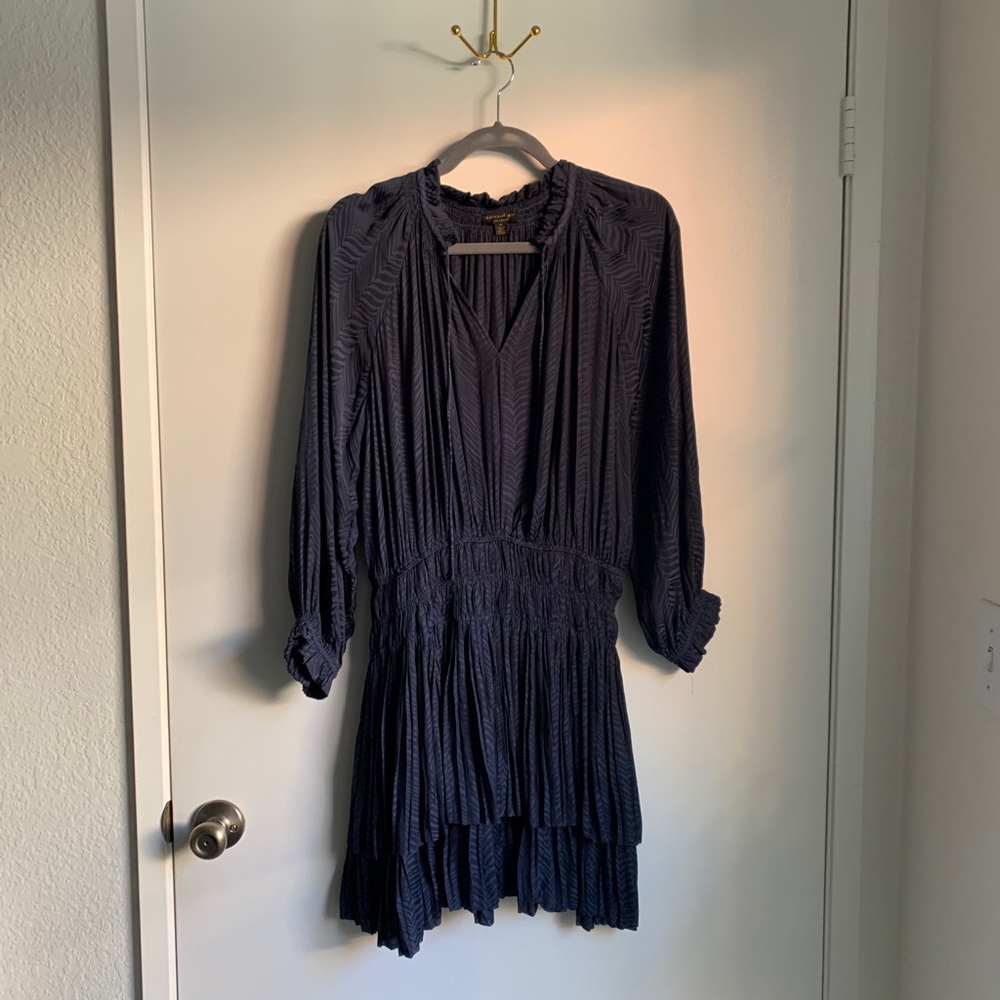 Current Air Navy Cocktail Dress